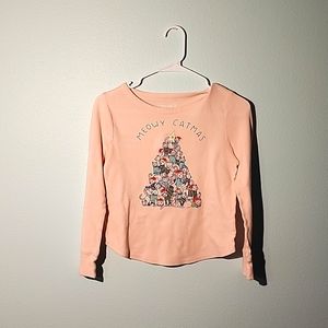 Girls Christmas shirt large(10-12)
